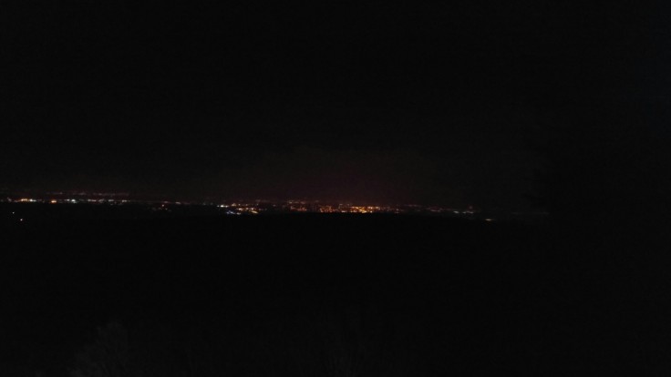Moel Famau view at night
