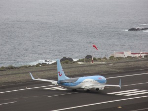 737 Aircraft La Palma airport